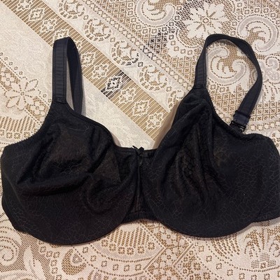 CHANTELLE C Magnifique Seamless Minimizer Non-Padded UW Bra Black 36H #1891