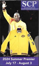 SCP Auctions 2024 Summer Premier Catalog Kobe Bryant Laker Cover Nice Condition!