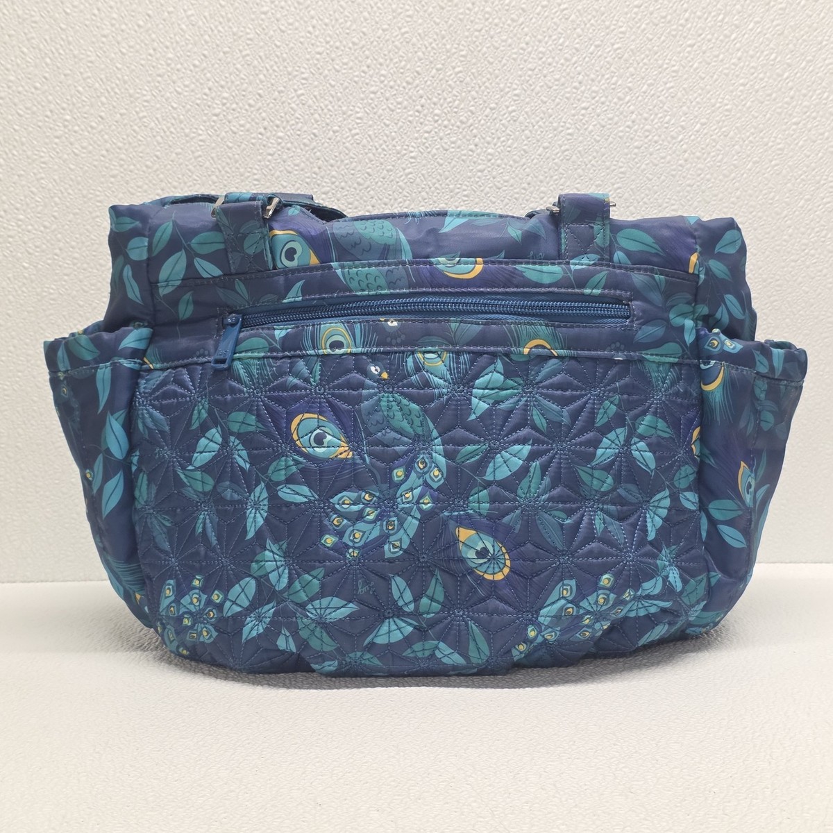 Lug Scuttle Peacock Blue Large Shoulder Bag Purse View 5