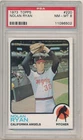 NOLAN RYAN 1973 TOPPS BASEBALL CARD #220 CALIFORNIA ANGELS PSA 8 NM-MT