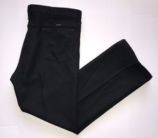 VTG WRANGLER Wrancher Cowboy Polyester Pants Men’s 38x32 Black 82BK Made In USA