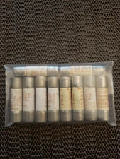 (10x) 1A - 250VAC  - One Time Fuse - Fast Acting - Gould Shawmut OTM1