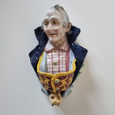 Portafiori a muro in maiolica Ginori- anziano di Urbano Lucchesi