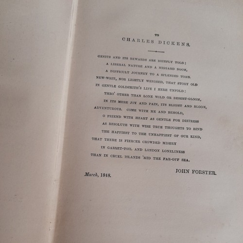 Das Leben und die Zeiten des Oliver Goldsmith 1890 von John Forster - Bild 5 von 8
