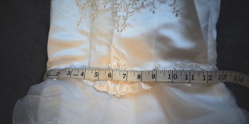 Melody Bridal Collection Flower Girl White Ball Gown Pageant Formal Sz 10Y - Imagen 19 de 19