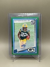 2025 Panini Donruss Rated Rookie Green  Autograph Matthew Golden #311 GB Packers