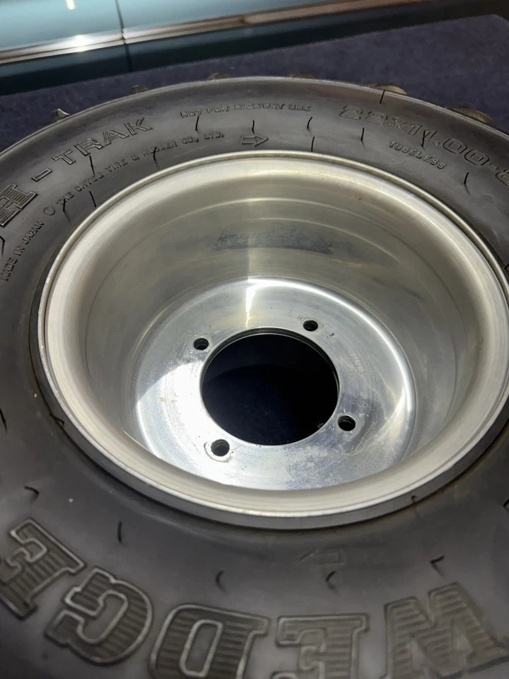 Rueda trasera Honda Atc250sx 1985-1986 Pro Wedge 2 pistas arena llanta Hondaline Foto 4 de 4