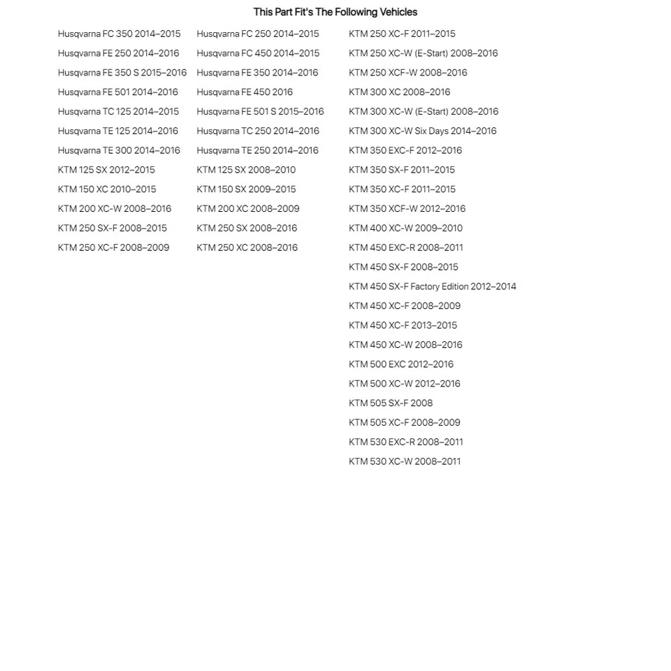 7602 Racing soportes de radiador aluminio cepillado para Husqvarna Fe 450 2016 Foto 3 de 4