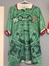 Authentic Vintage 1998 Mexico World Cup Fútbol /Soccer ABA Sport Jersey Men’s XL