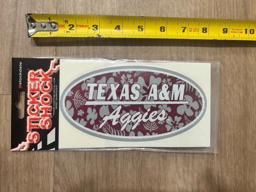 Texas A&M Aggies Decal -Hawaiian Design - Picture 1 of 1