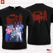 Death Spiritual Healing (1990) Black T-Shirt. Technical Progressive Death Metal