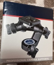 MANFROTTO 056 3D JUNIOR CAMERA PAN/TILT TRIPOD HEAD WITH INDIVIDUAL AXIS CONTROL