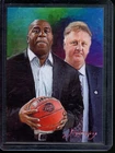Larry Bird Magic Johnson #21 Art Card Limited 01/50 Edward Vela Signed