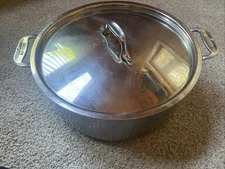 All-Clad MetalCrafters 8 Quart Stock Pot With Lid Stainless Steel MC2