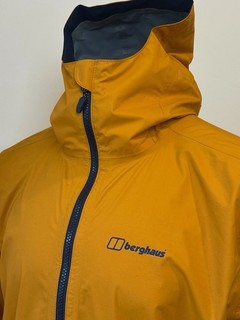 Berghaus | Deluge Pro Hydroshell Waterproof Jacket XL (Yellow) Outdoors Walking