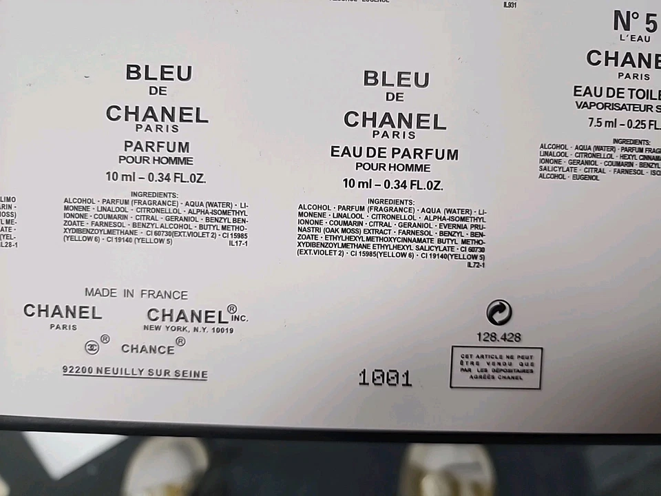 12- Chanel Fragancia Sampler Set para Él y para Ella Perfume Nuevo Foto 4 de 4