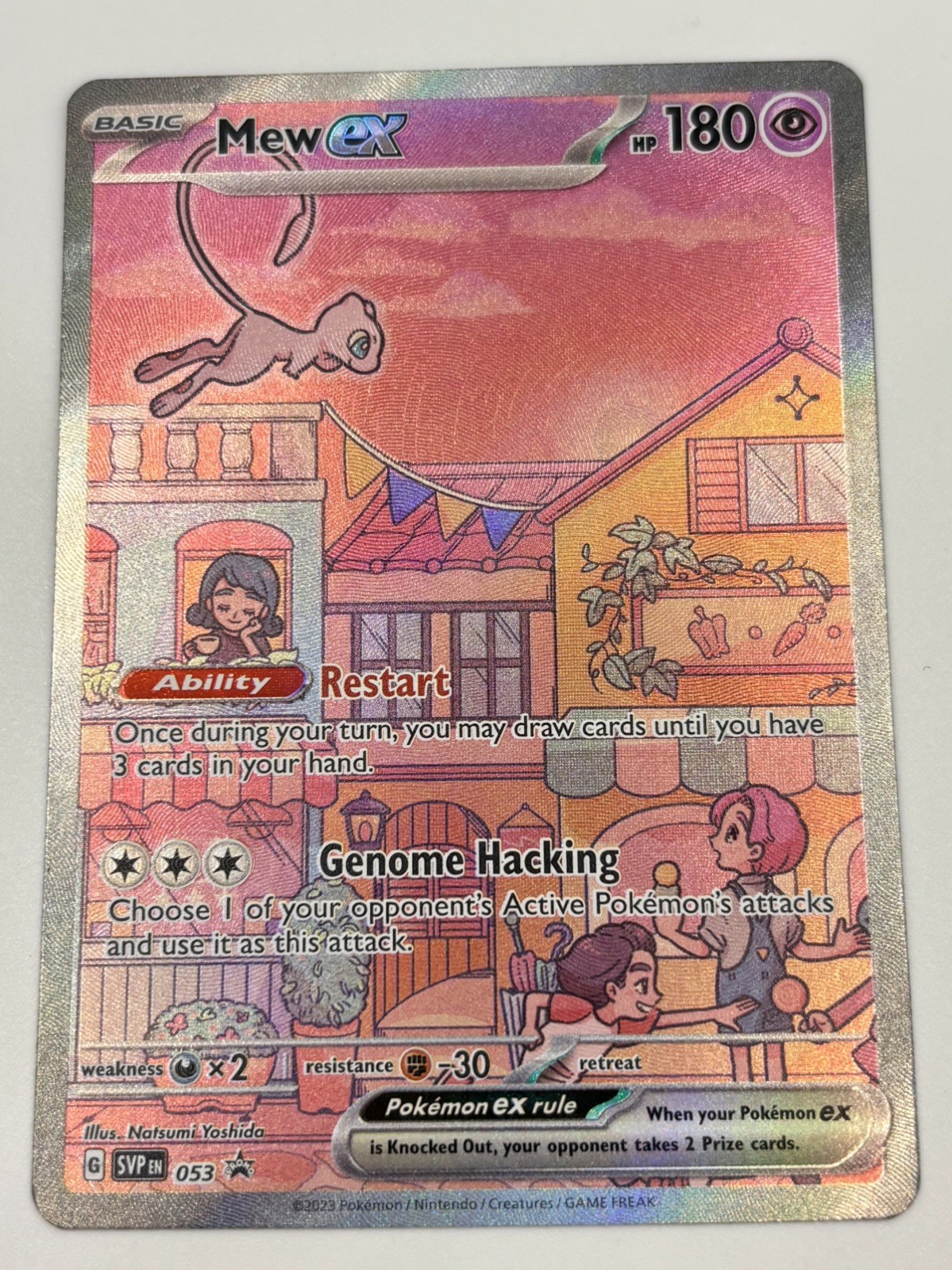 Pokemon Mew EX 151 TCG Holo Promo Card Scarlet & Violet Mint 