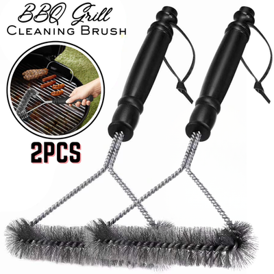 #ad #ad 2PCS Grill Cleaning Brush 6quot; Heavy Duty BBQ Brush Stainless Grill Grate Cleaner $12.99
