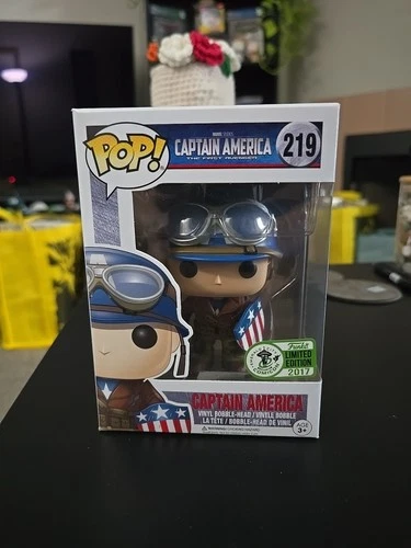 2017 ECCC Exclusive Funko Pop! Marvel Captain America #219 Official Sticker