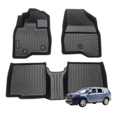Priprilod Floor Mats Fit for Ford Explorer 2015-2019 All Weather Protector TP...