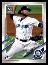 2021 Topps 70th Anniversary Limited Edition #519 Yohan Ramirez RC Seattle Marine