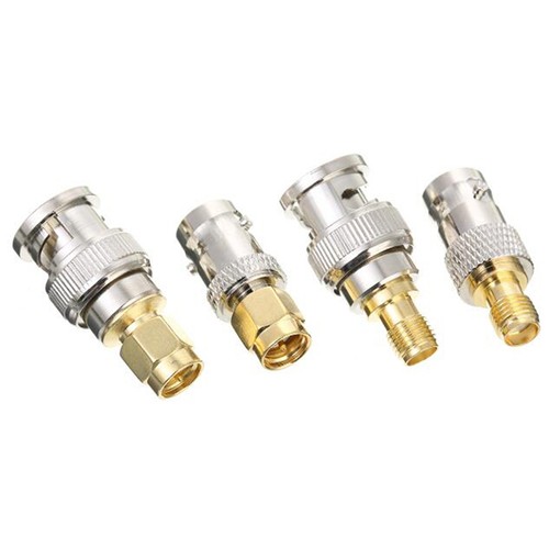 4x BNC To SMA Connectors Type Male Female RF Connector Adapter Test Converter DR - Picture 5 of 10