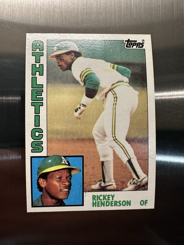 1984 Topps Rickey Henderson. Set Break. Nm Better