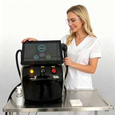 Picosecond Laser Tattoo Removal 2 in 1 Titanium Diode Laser Hair Removal Machine