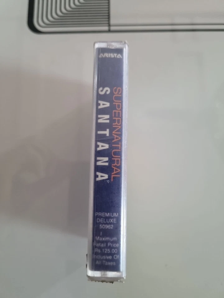 Santana Supernatural INDIA MADE SEALED CASSETTE - Image 2 of 4
