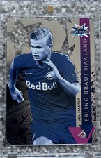 2019-20 Topps Crystal UCL Erling Haaland #113 Rookie Card RC. rookie card picture
