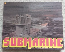 Avalon Hill Submarine #707 Complete Board Game 1977 + Extras