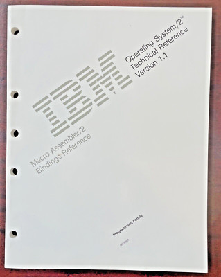 IBM Operating System/2 Version 1.1 Macro Assembler/2 Bindings Reference, NICE