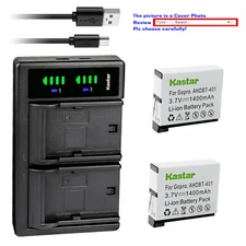 Kastar Battery LTD2 Charger for GoPro Hero 4 GoPro HERO4 Silver Sport Camera