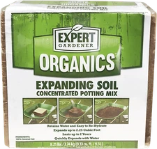 Expert Gardener Organics 2.25 Cu Ft Expanding Soil Concentrated Potting Mix