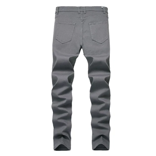 Herren Ripped Jeans Stretch Distressed Destroyed Tapered Leg Skinny Hose - Bild 16 von 51