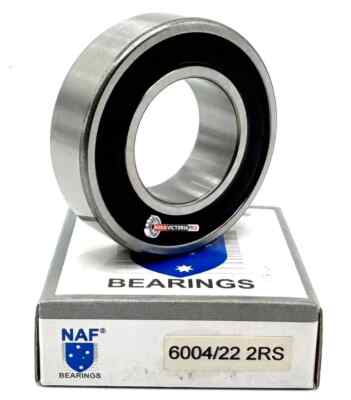 NAF 6004/22 2RS NON Standard Ball Bearing Rubber Sealed 22x42x12