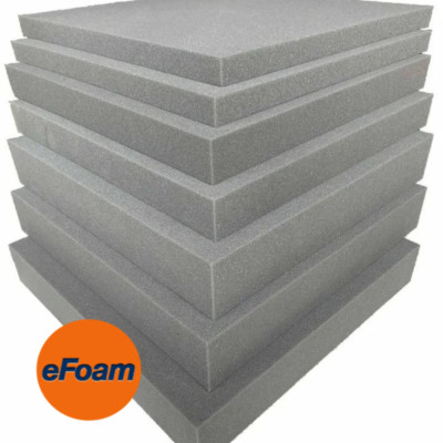 Polsterung GRAU SCHAUMSTOFF Blatt Zuschnitt Hohe Dichte Jede Dicke Größe Sofa