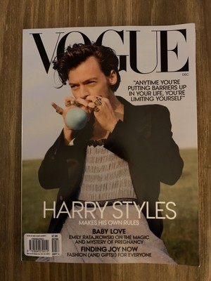 Harry Styles Vogue Magazine December 2020 Brand New | eBay