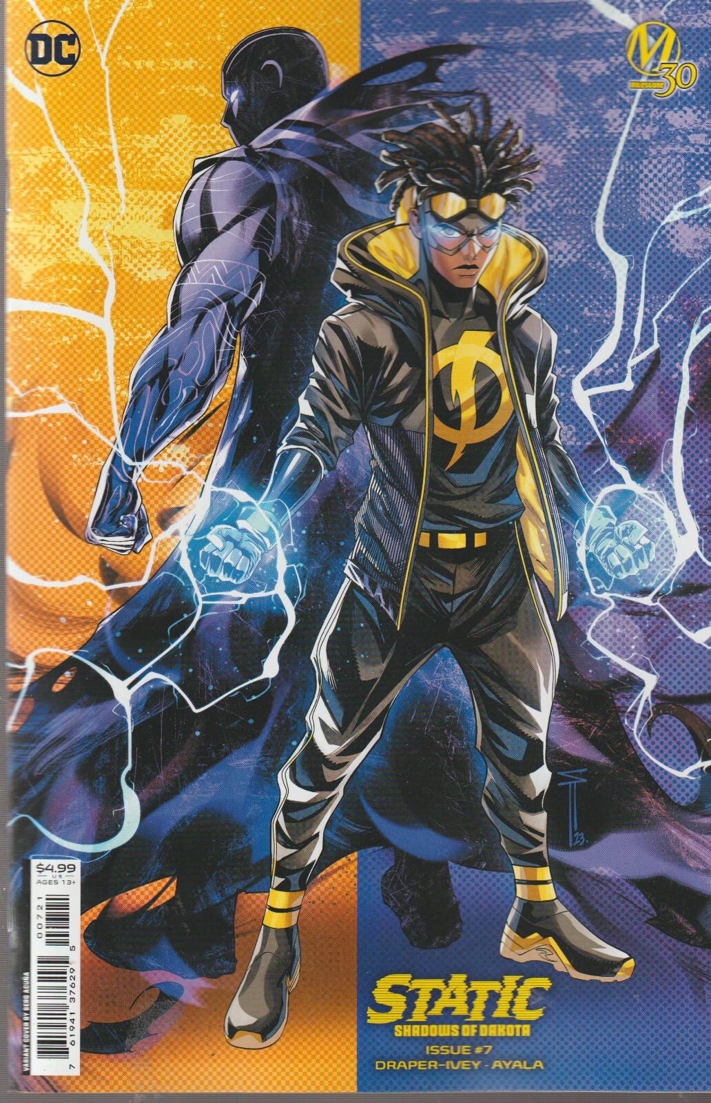 DC COMICS STATIC SHADOWS OF DAKOTA #7 JANUARY 2024 ACUNA 1ST PRINT NM