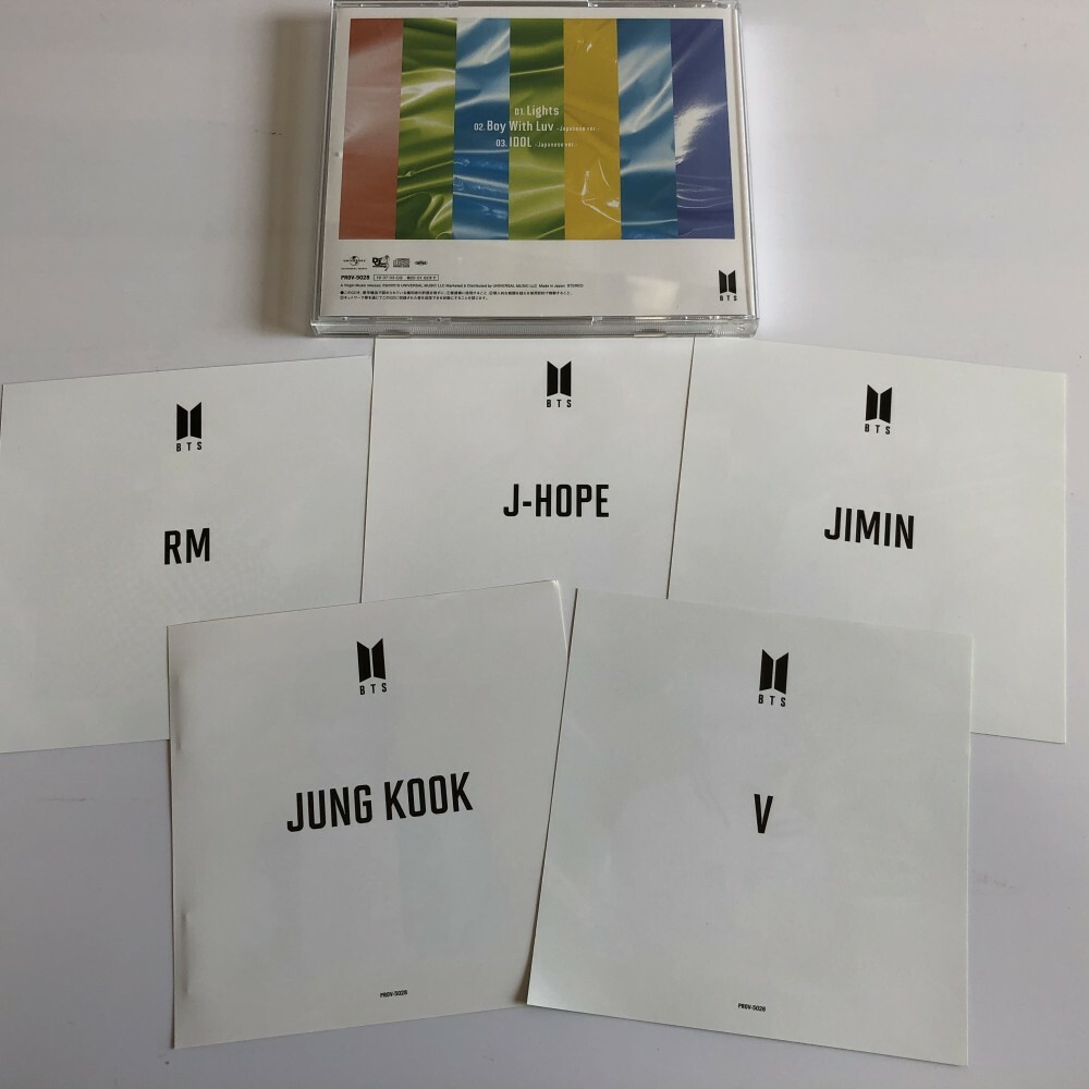 BTS Lights Boy With Luv CD JAPAN Changing Jacket | eBay