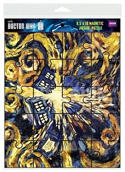 Doctor Who Exploding Tardis 20 Piece Vinyl Magnetic Jigsaw Puzzle