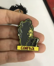 Janet Jackson Control enamel Pin - Rhythm Nation - world Tour lapel r&b