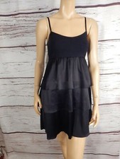 theory little black dress, black silk and lycra babydoll, small