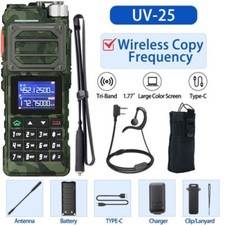 10W Baofeng UV-25 FM Walkie Talkies Long Range Tri-power Two Way Ham Radios US
