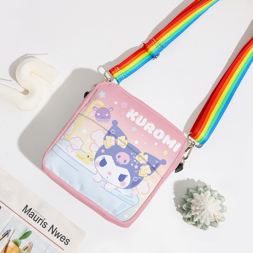 Kuromi Anime Shoulder Bag Messenger Tote Customized Storage Mini Child - Picture 37 of 42