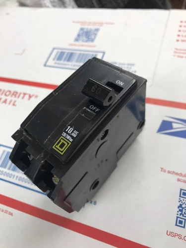 Square D QOB QOB270 2 Pole 70 Amp 120/240 V Yellow Circuit Breaker