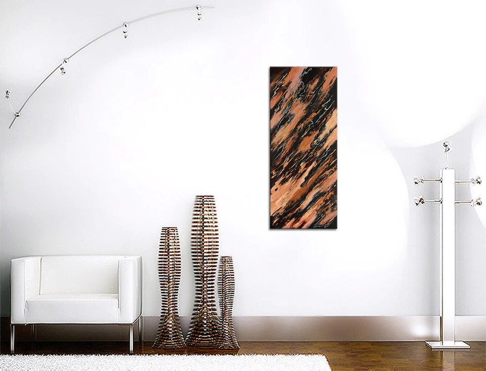 NOVAARTE Abstrakte Malerei Acryl Bild Gemälde Gold Kunst Modern XXL Art ORIGINAL - Bild 3 von 4