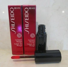SHISEIDO  LACQUER ROUGE RD413 0.2 OZ BOXED (LOT OF 2)
