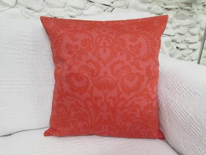salmon pink pillows
