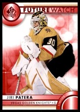 2023-24 SP AUTHENTIC FUTURE WATCH LIMITED RED JIRI PATERA VEGAS GOLDEN KNIGHTS